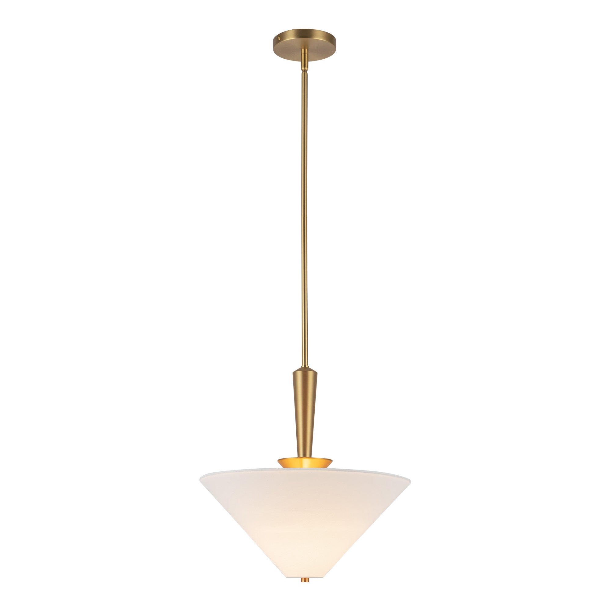 Orvella Linen Cone Pendant - Wisteria