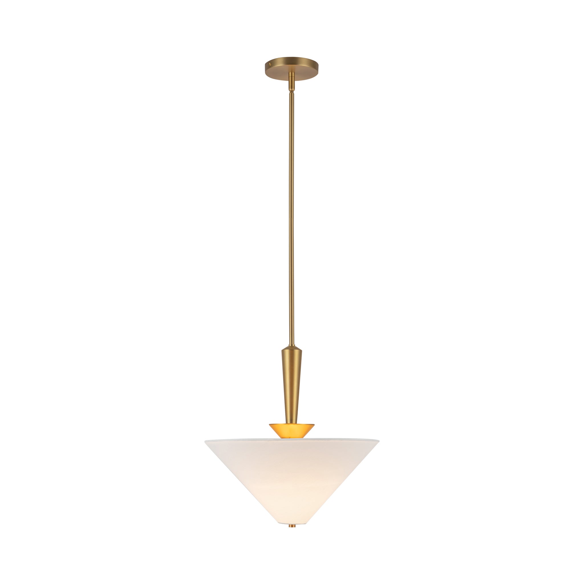 Orvella Linen Cone Pendant - Wisteria