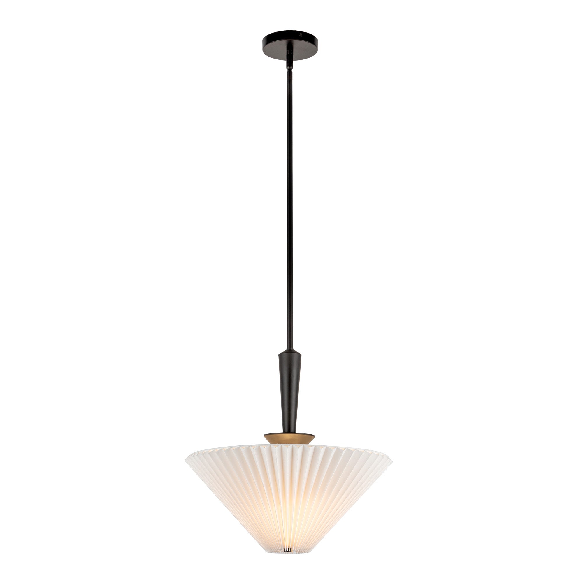 Orvella Linen Pleated Pendant - Wisteria