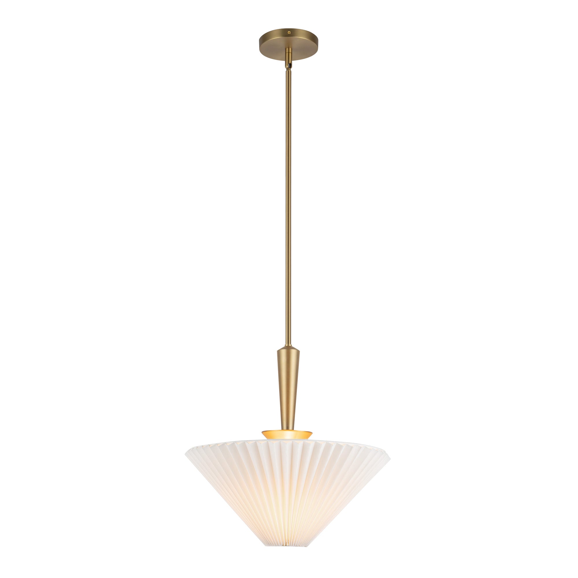 Orvella Linen Pleated Pendant - Wisteria