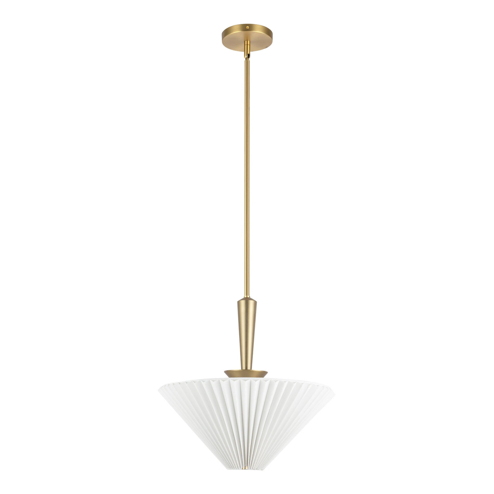Orvella Linen Pleated Pendant - Wisteria
