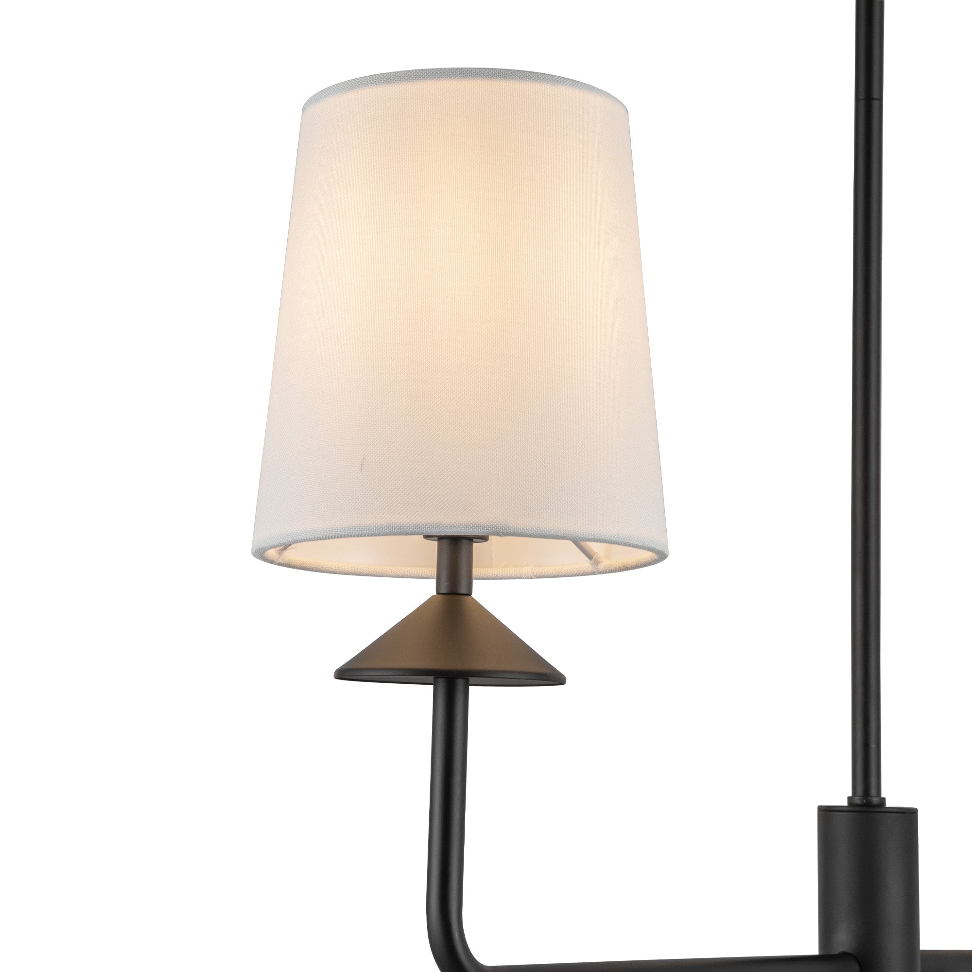 Orvella Linen Arm Chandelier - Wisteria