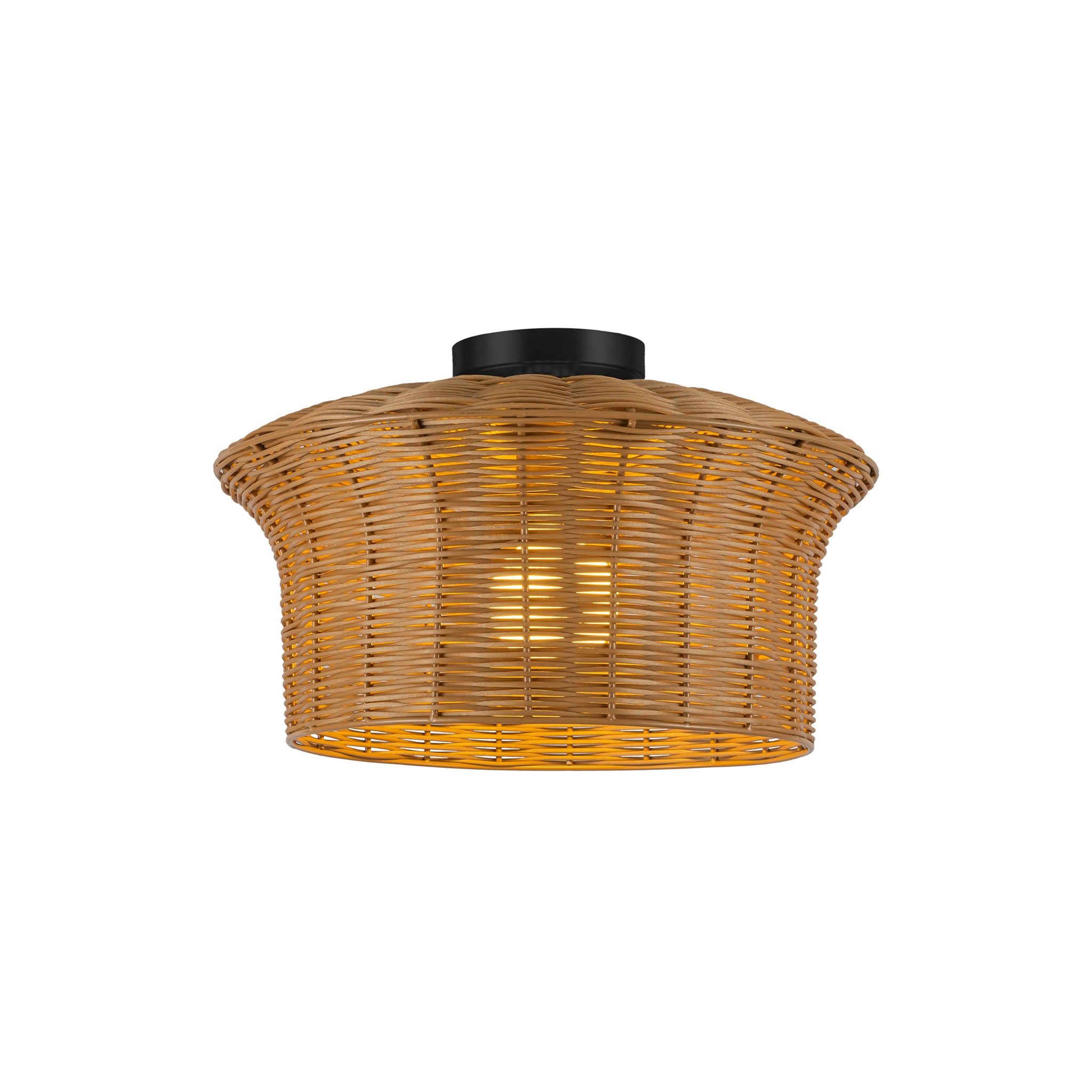 Almera Rattan Weave Ceiling Light - Wisteria