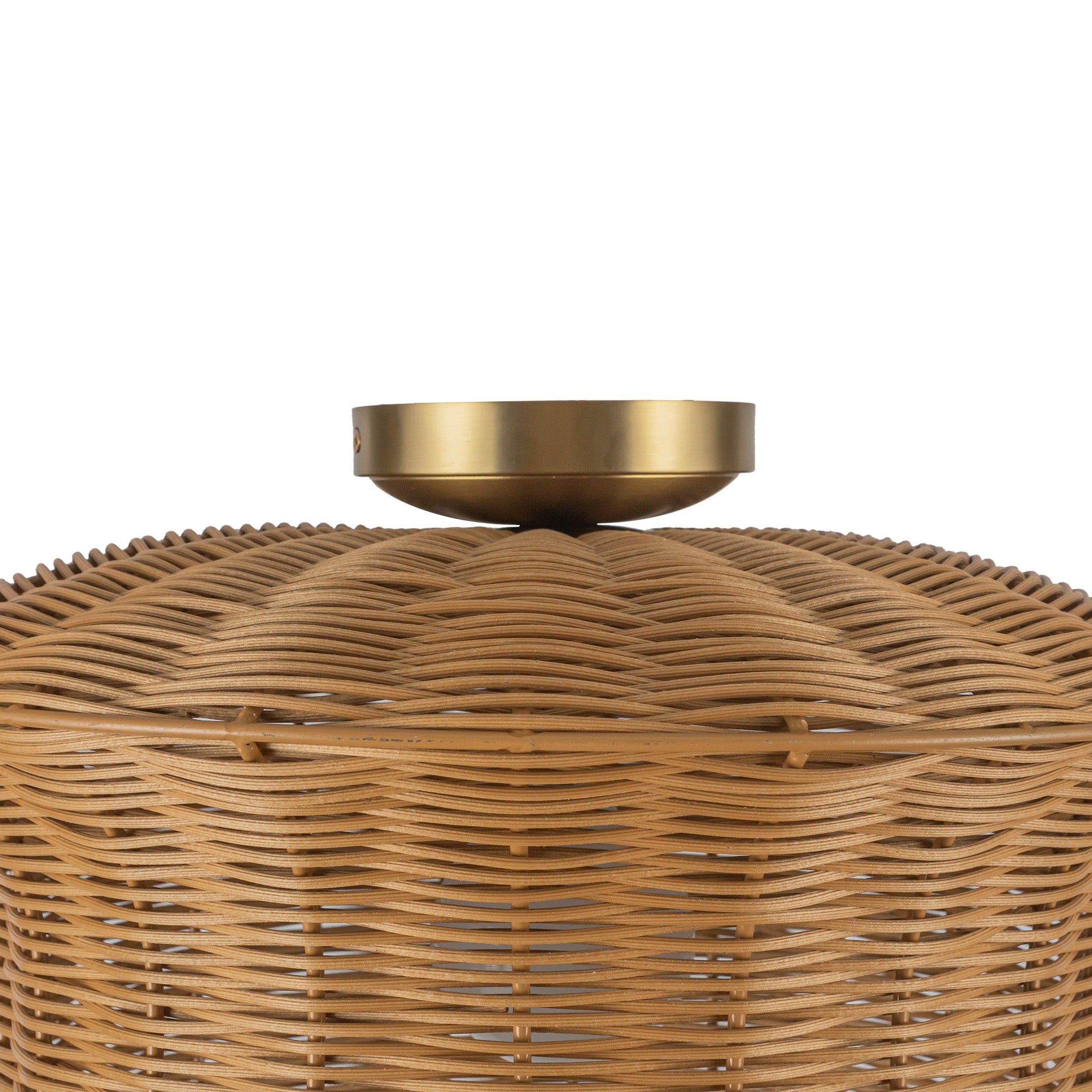 Almera Rattan Weave Ceiling Light - Wisteria