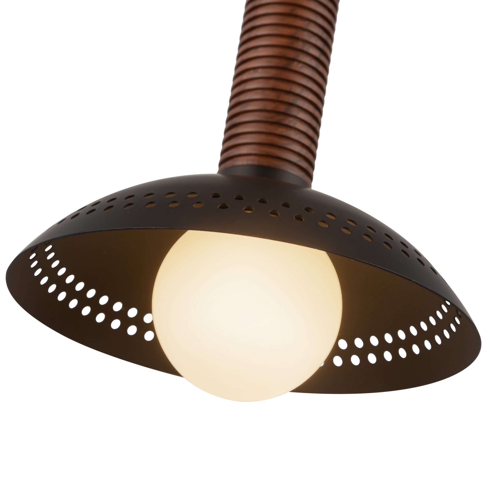Liorra Metal Column Pendant - Wisteria