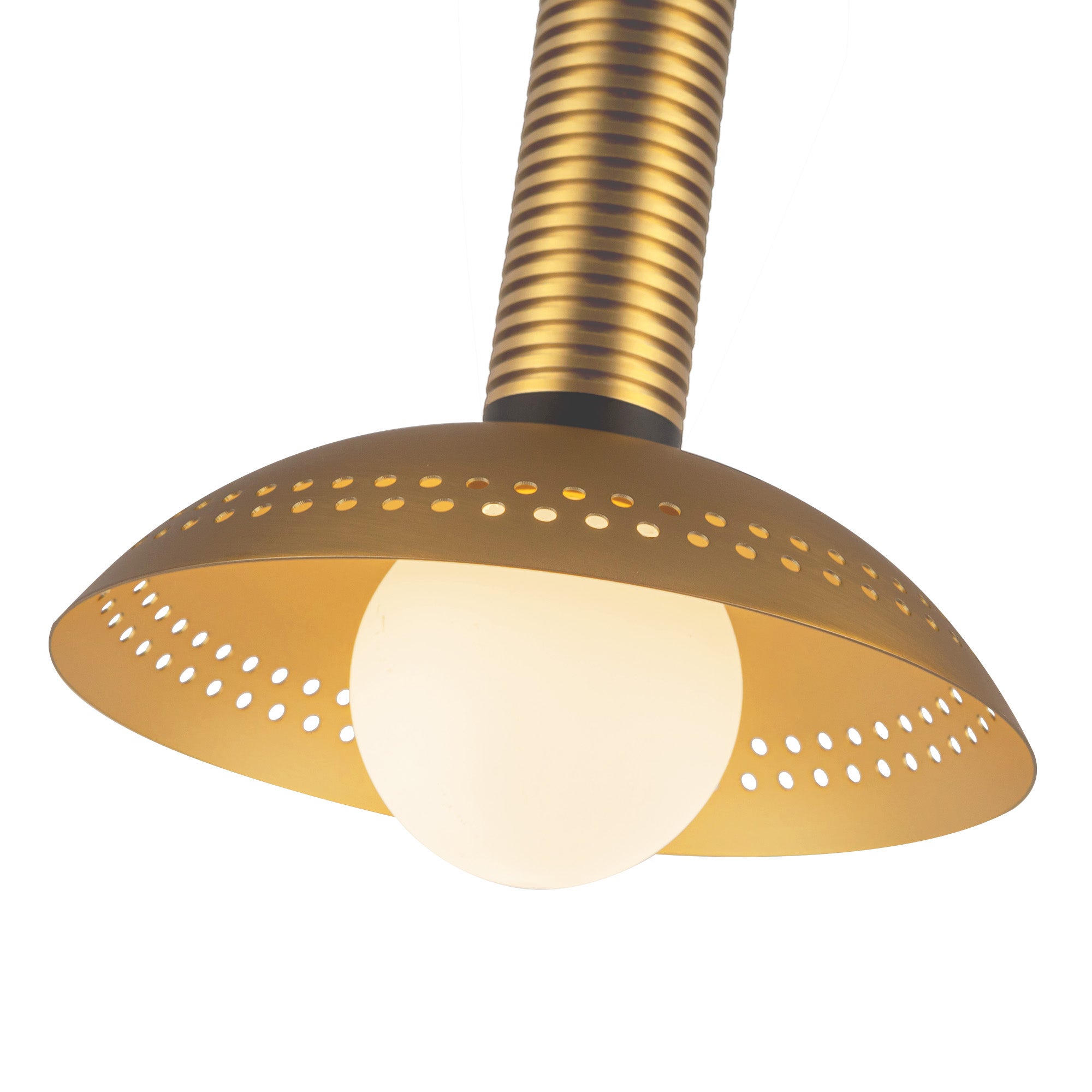 Liorra Metal Column Pendant - Wisteria