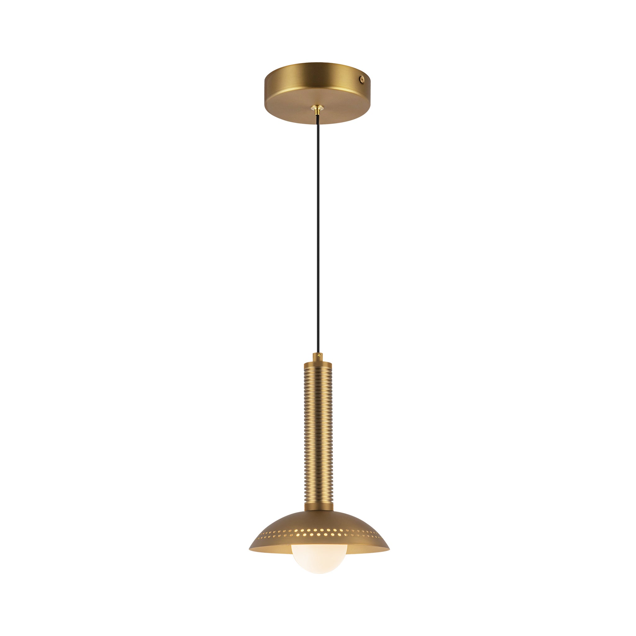 Liorra Metal Column Pendant - Wisteria