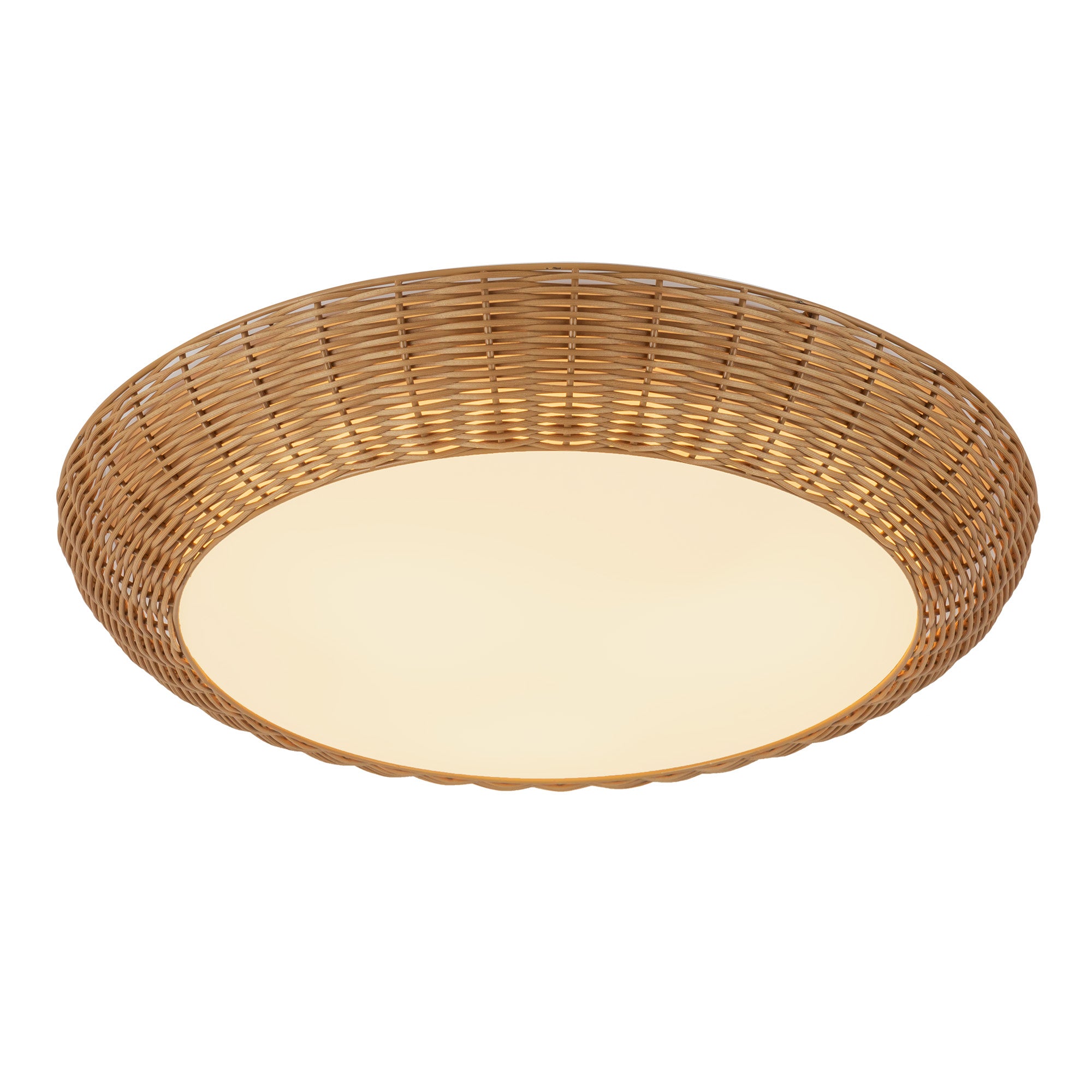 Avenca Rattan Flush Ceiling - Wisteria