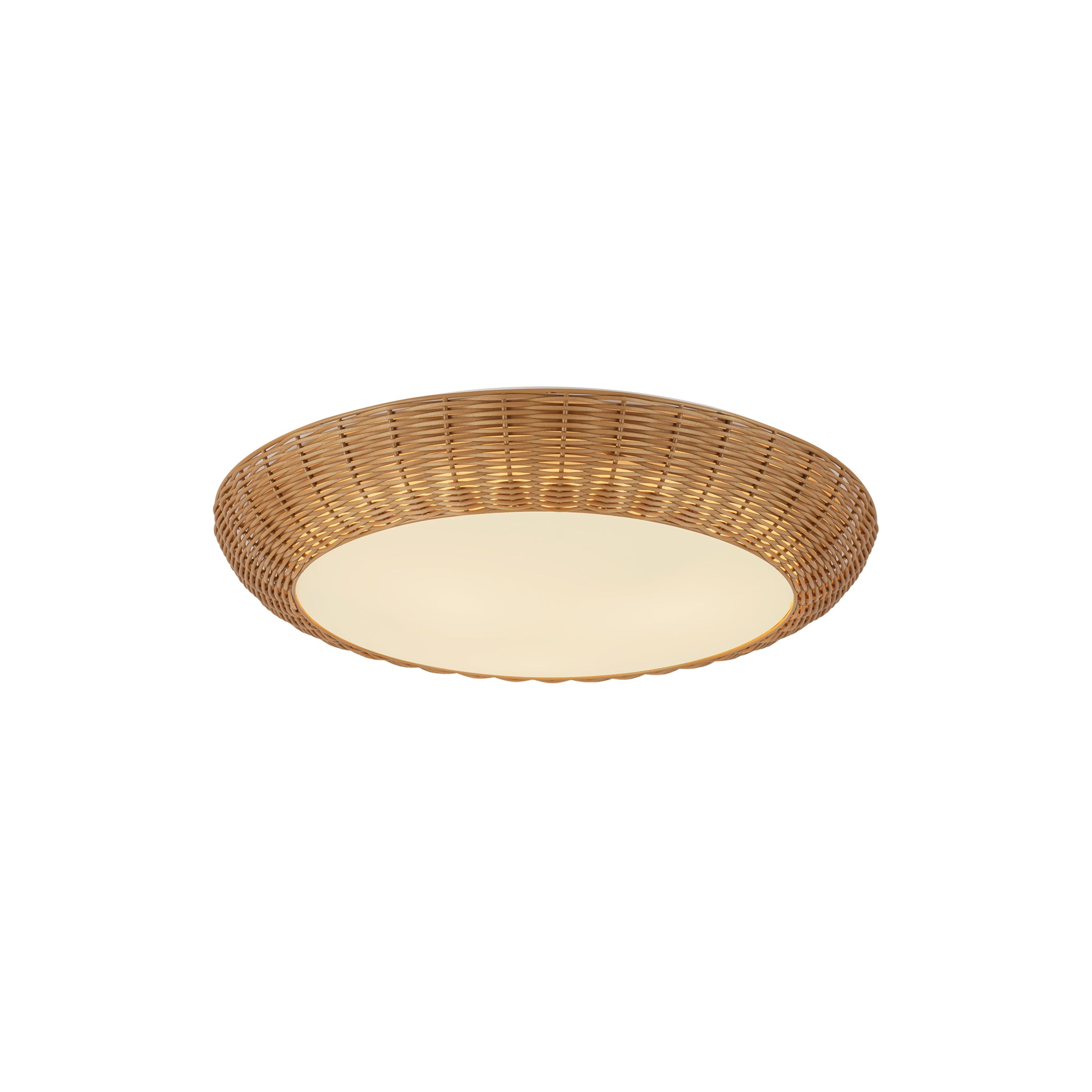 Avenca Rattan Flush Ceiling - Wisteria