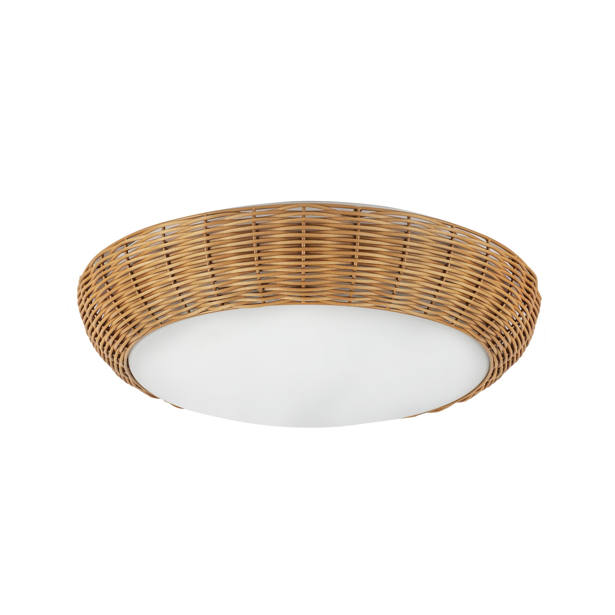 Avenca Rattan Flush Ceiling - Wisteria