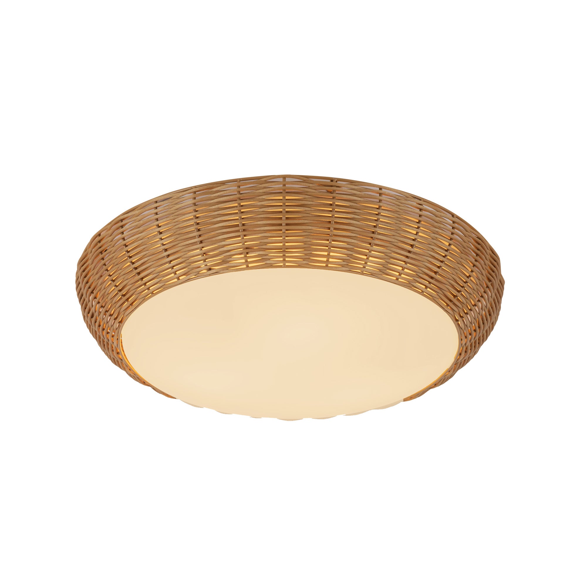 Avenca Rattan Flush Ceiling - Wisteria