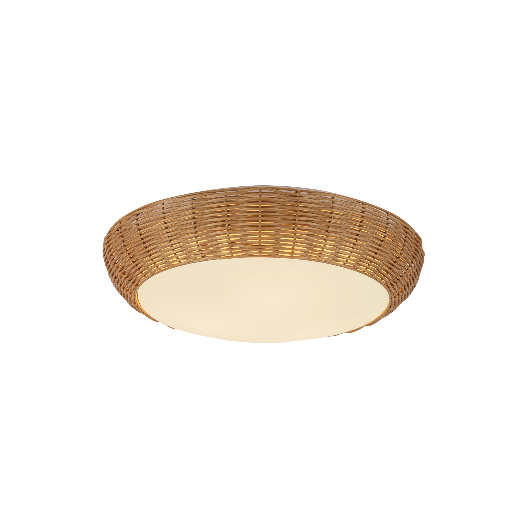Avenca Rattan Flush Ceiling - Wisteria
