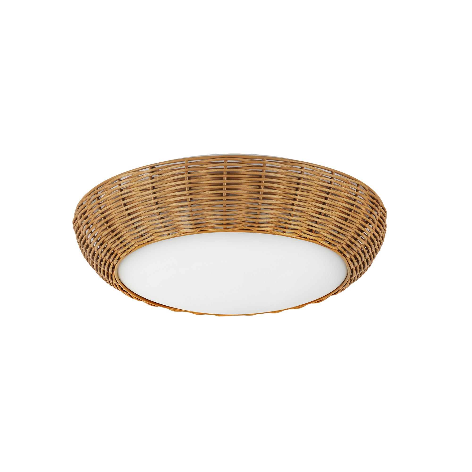 Avenca Rattan Flush Ceiling - Wisteria