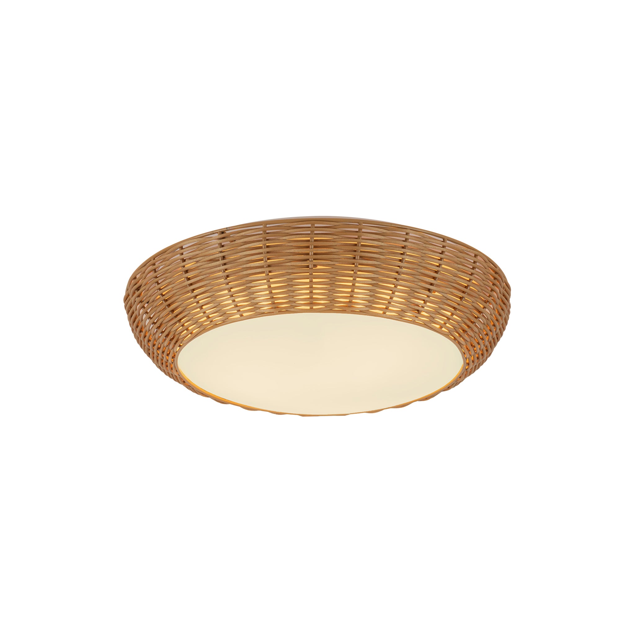 Avenca Rattan Flush Ceiling - Wisteria