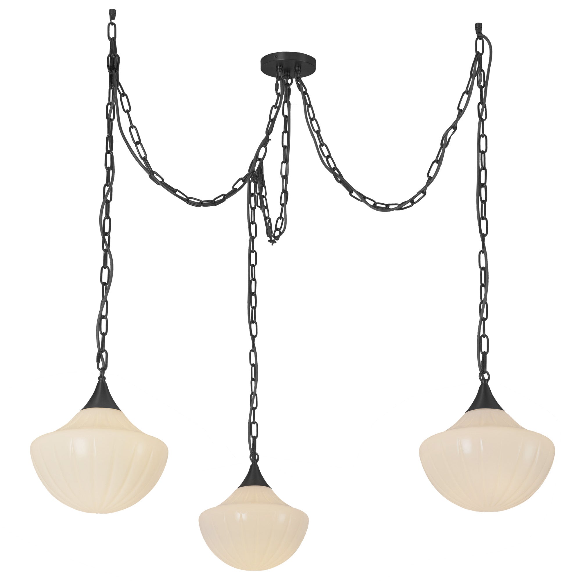 Seravia Glass Cluster Pendant - Wisteria