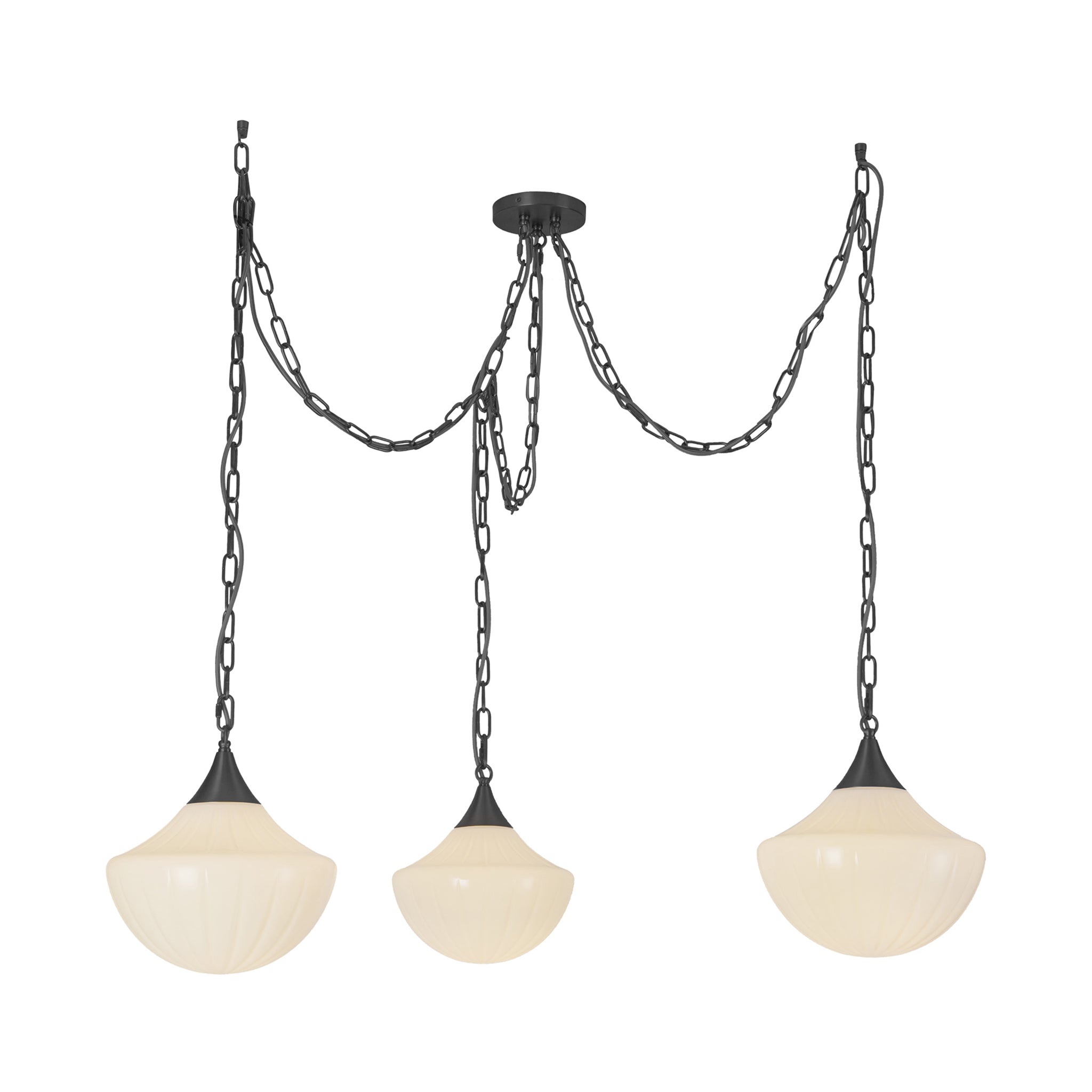 Seravia Glass Cluster Pendant - Wisteria