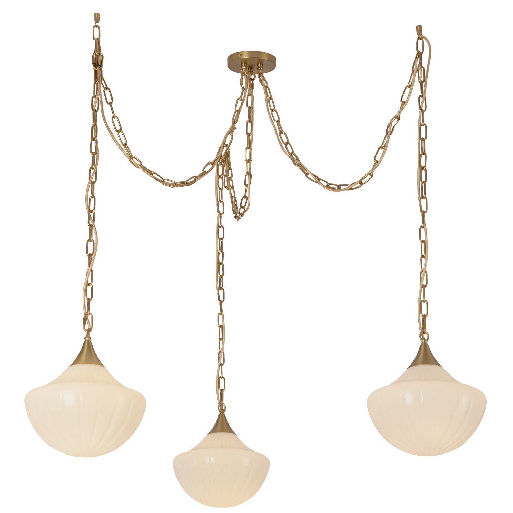 Seravia Glass Cluster Pendant - Wisteria