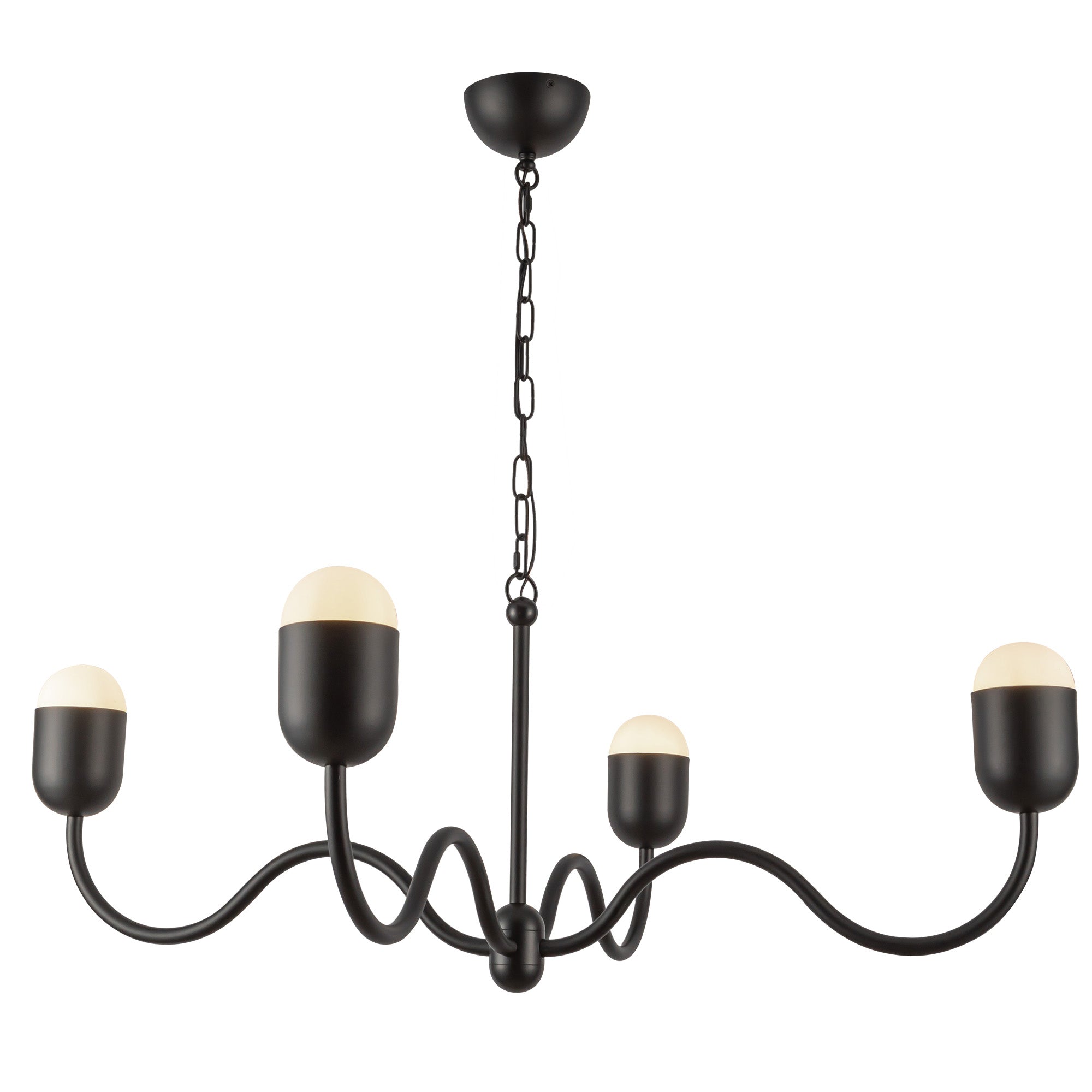 Verado Opal Glass Chandelier - Wisteria