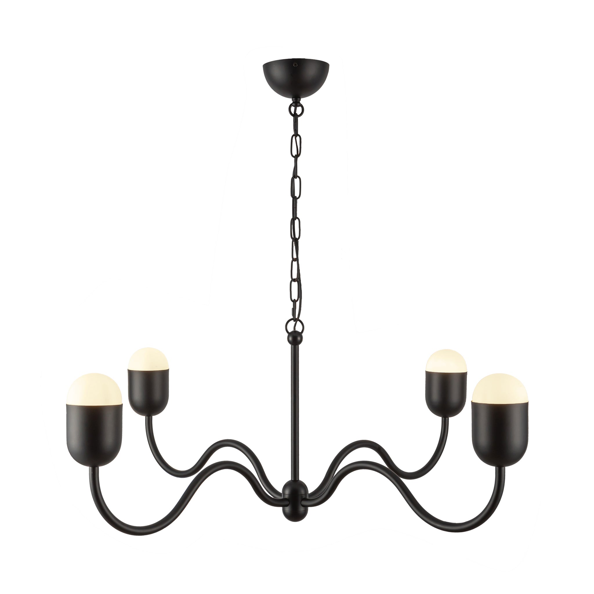 Verado Opal Glass Chandelier - Wisteria