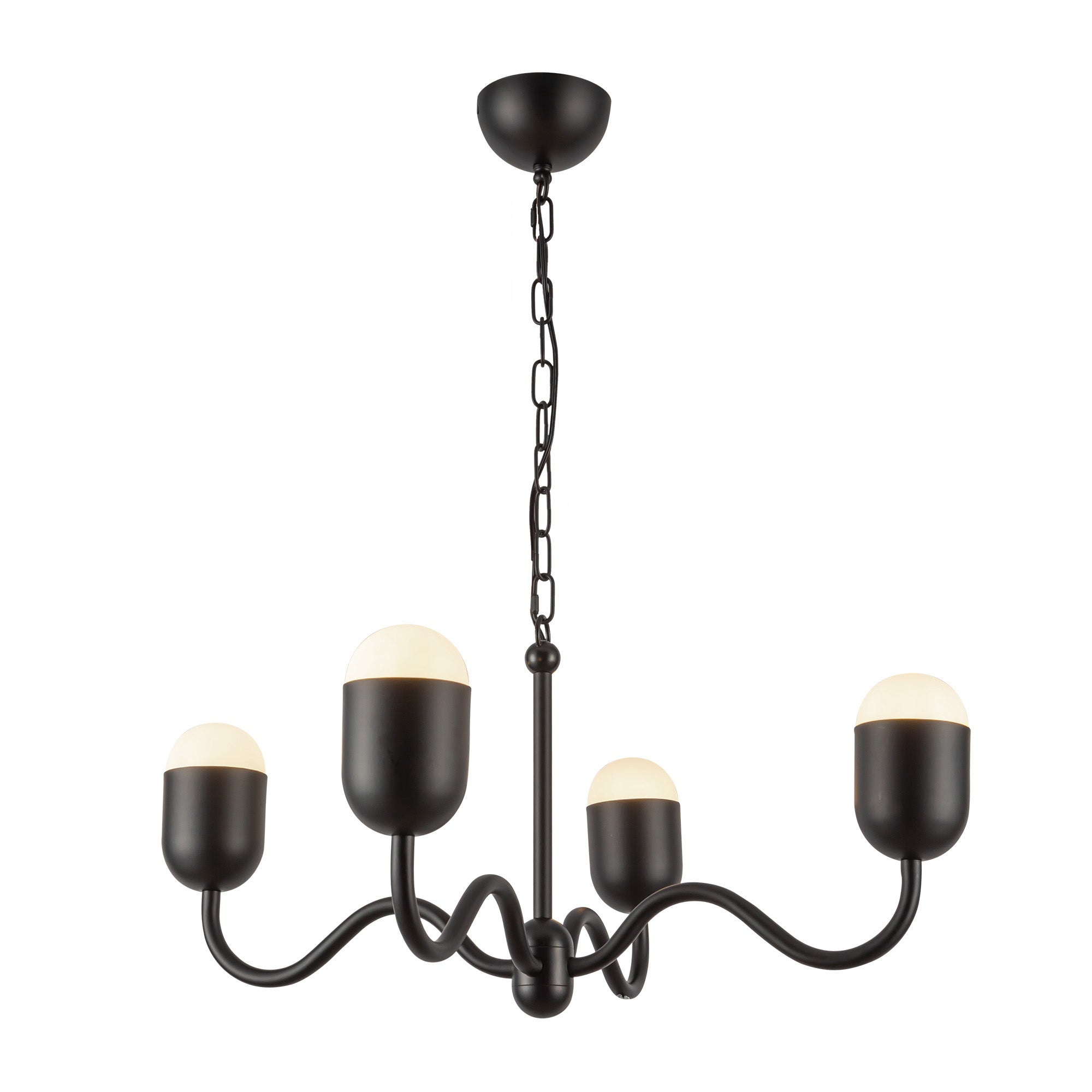 Verado Opal Glass Chandelier - Wisteria
