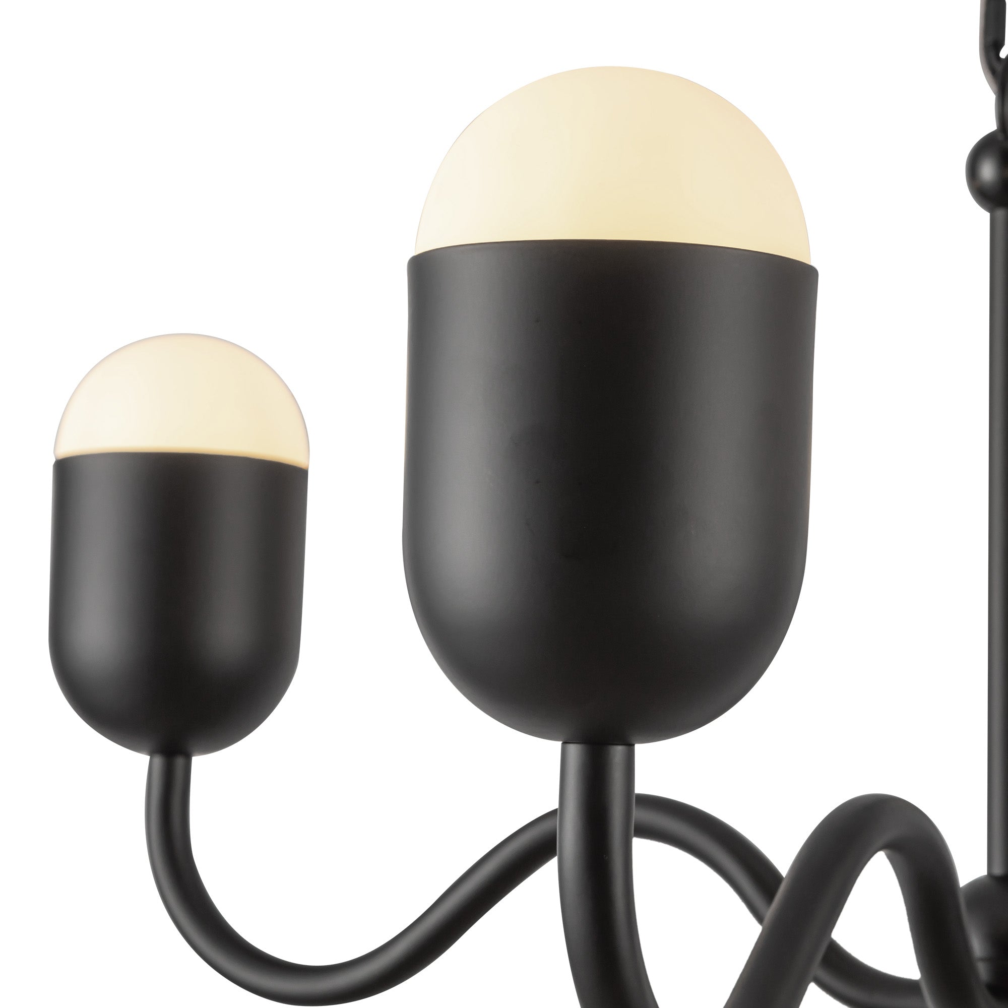 Verado Opal Glass Chandelier - Wisteria