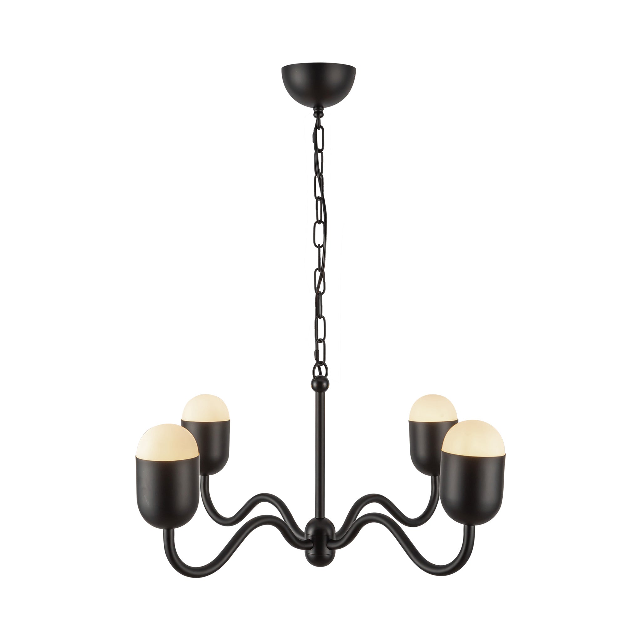 Verado Opal Glass Chandelier - Wisteria