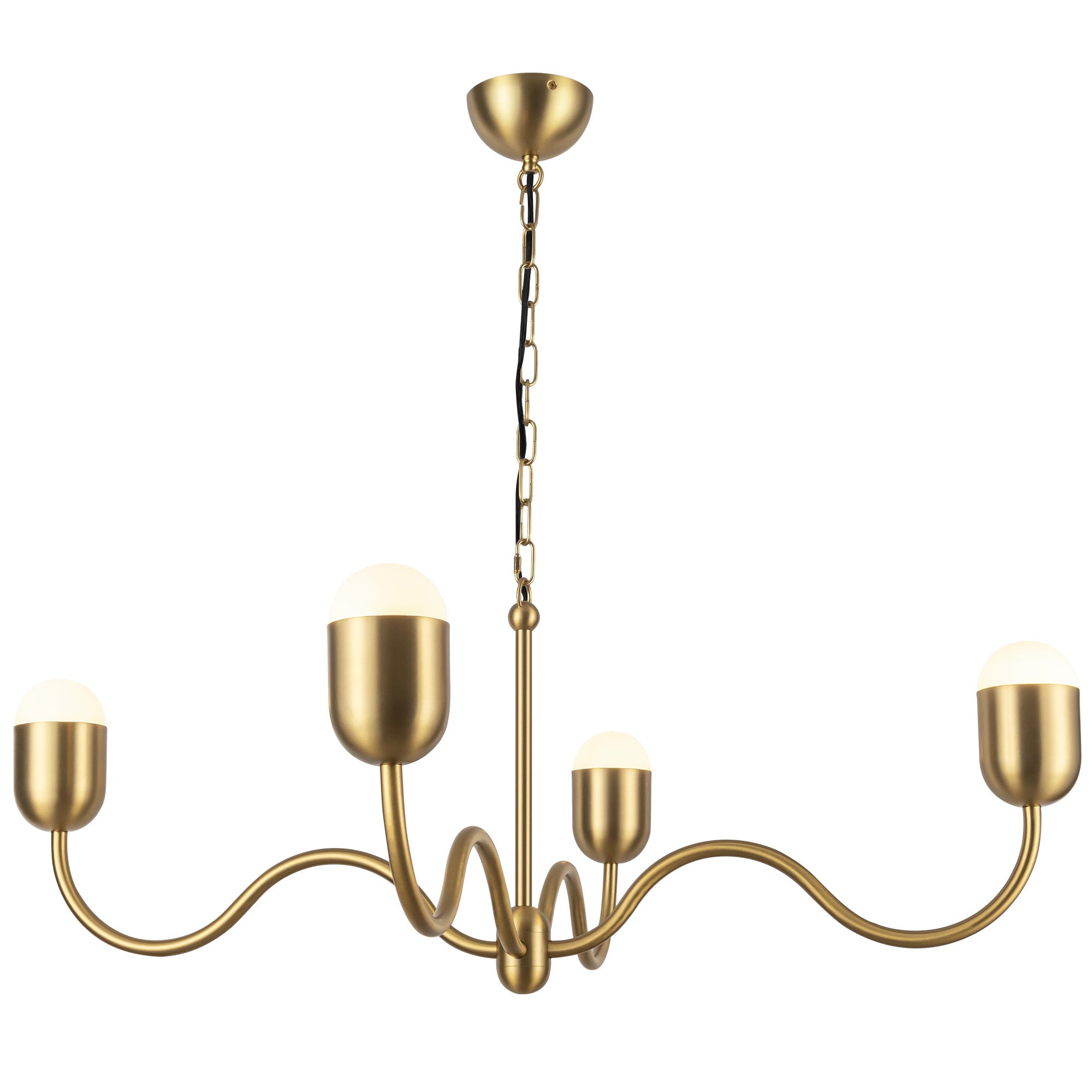 Verado Opal Glass Chandelier - Wisteria