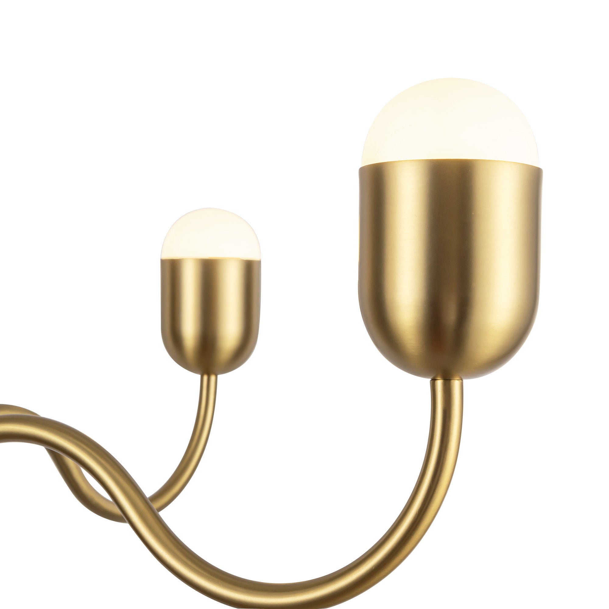 Verado Opal Glass Chandelier - Wisteria
