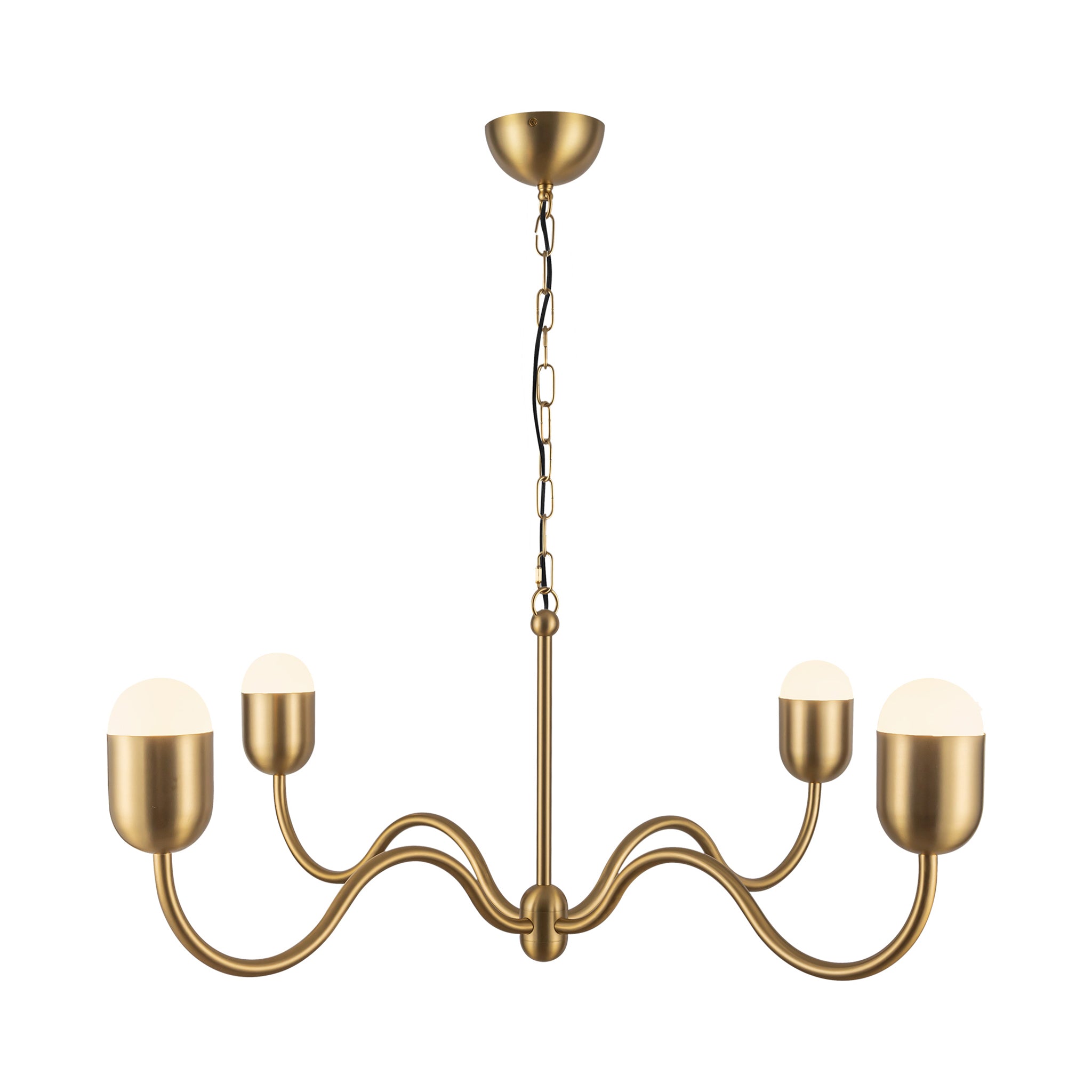 Verado Opal Glass Chandelier - Wisteria