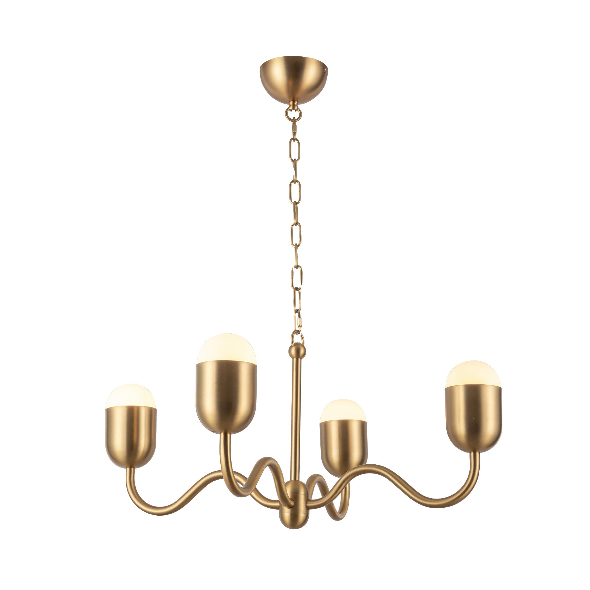 Verado Opal Glass Chandelier - Wisteria