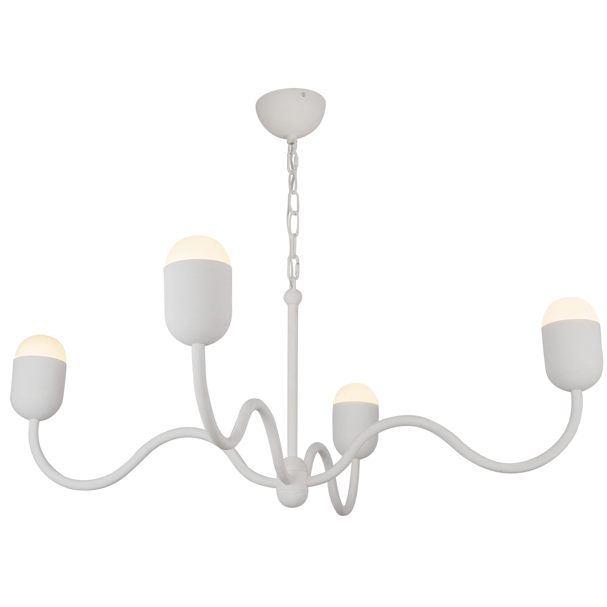 Verado Opal Glass Chandelier - Wisteria
