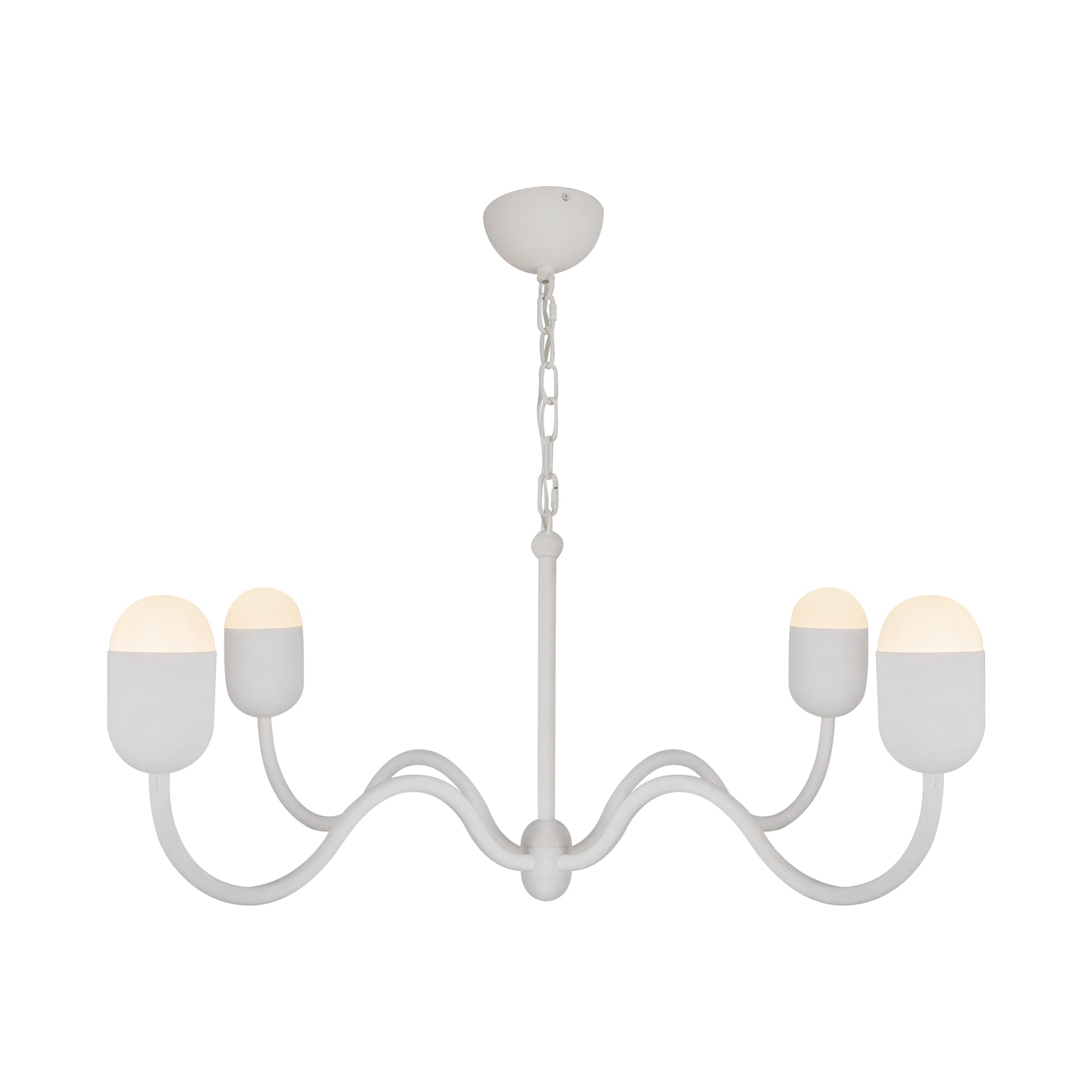 Verado Opal Glass Chandelier - Wisteria