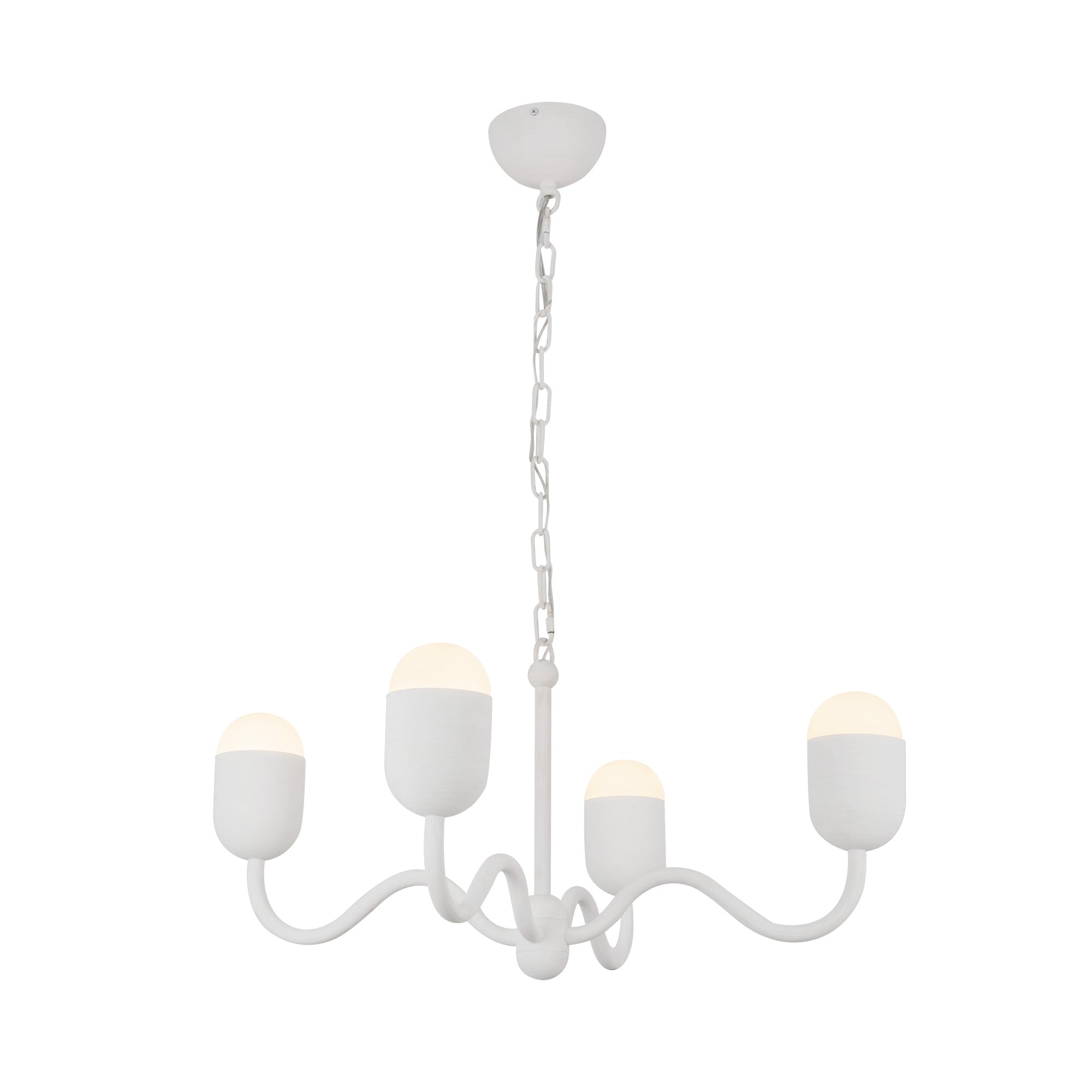 Verado Opal Glass Chandelier - Wisteria