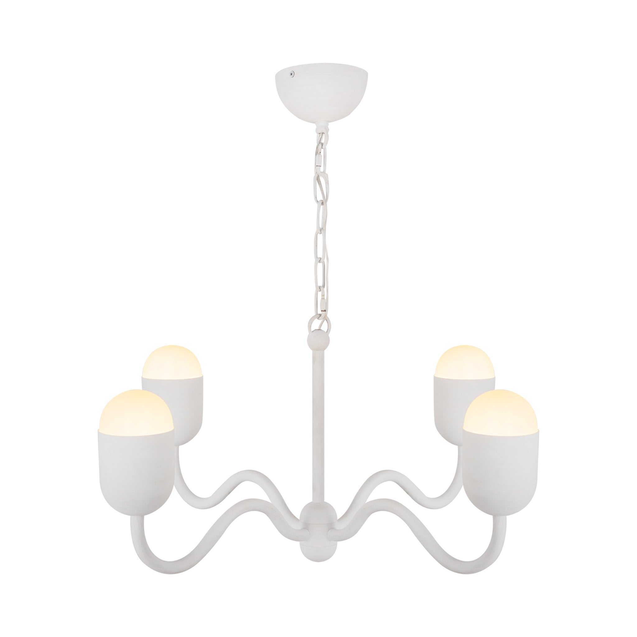 Verado Opal Glass Chandelier - Wisteria