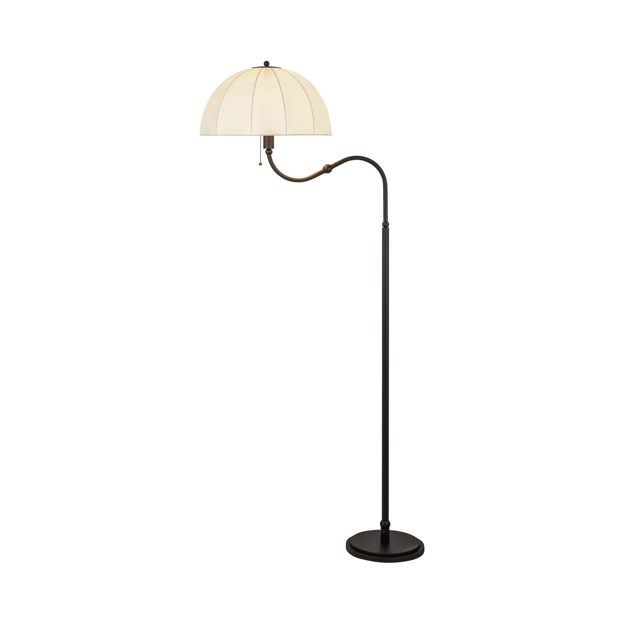 Valmere Linen Shade Floorlamp - Wisteria