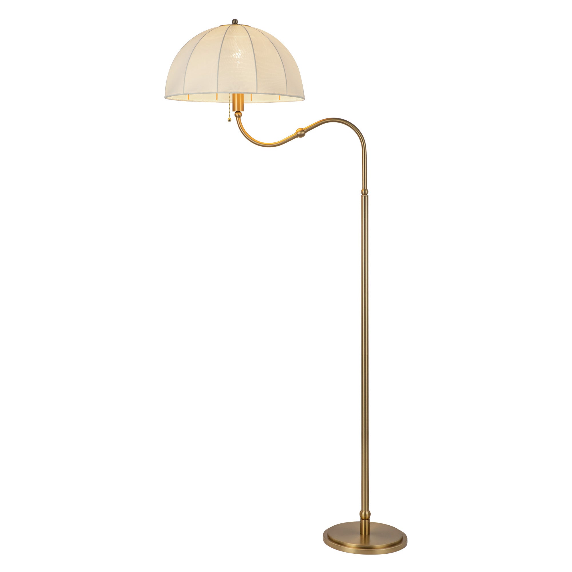 Valmere Linen Shade Floorlamp - Wisteria