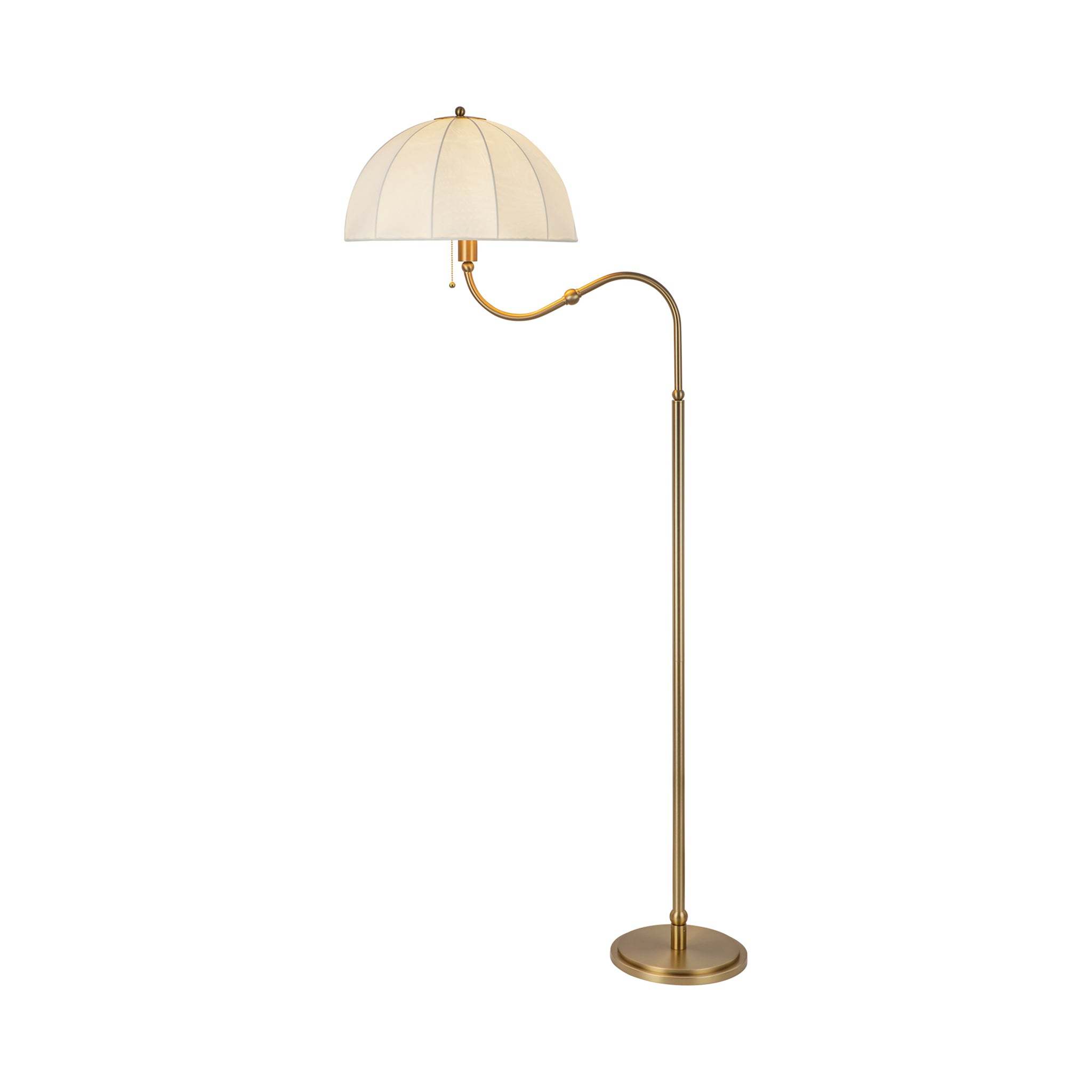 Valmere Linen Shade Floorlamp - Wisteria