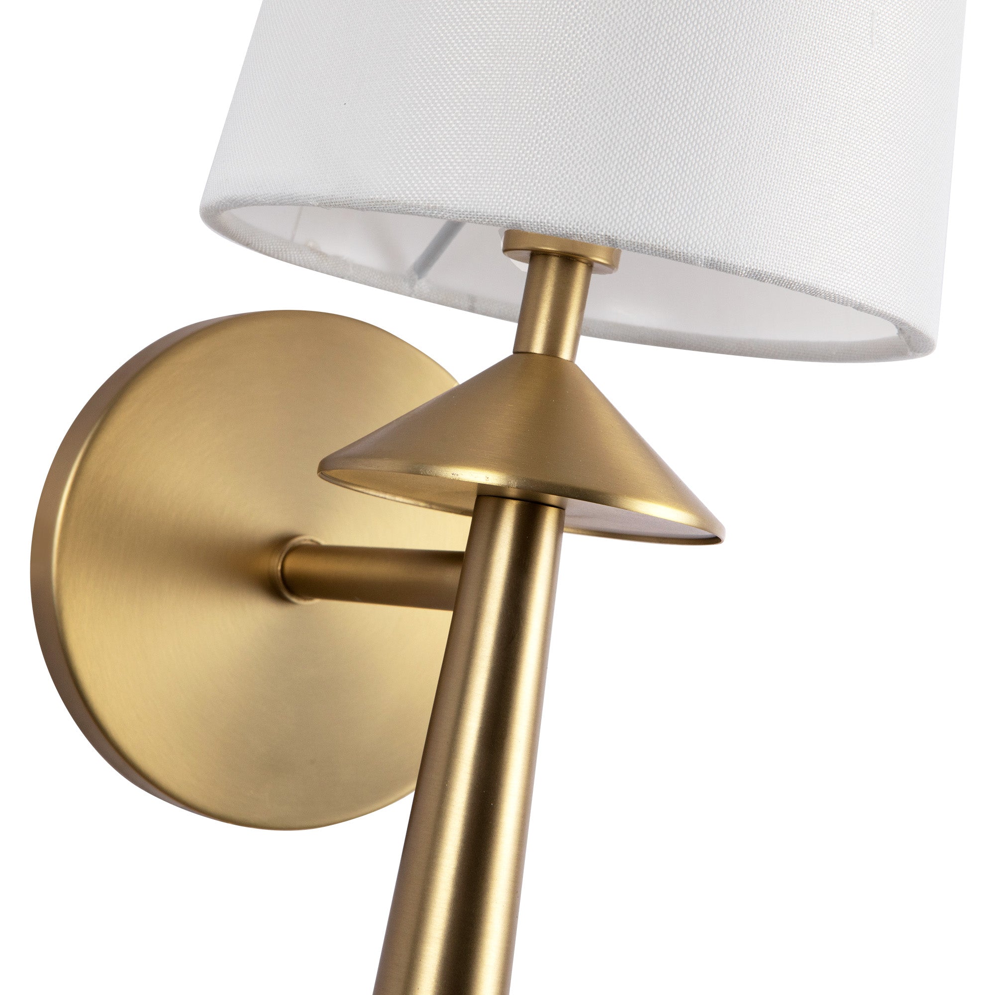 Orvella Linen Shade Sconce - Wisteria