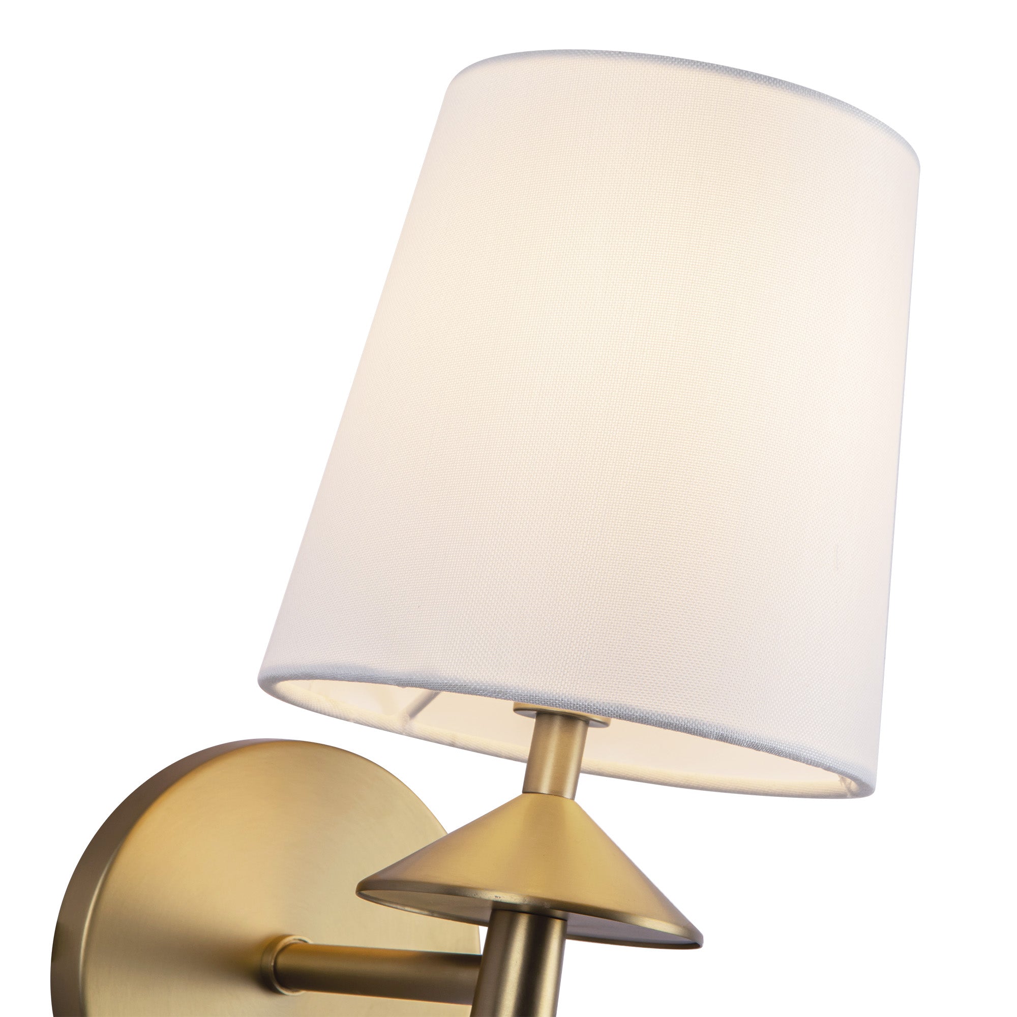 Orvella Linen Shade Sconce - Wisteria