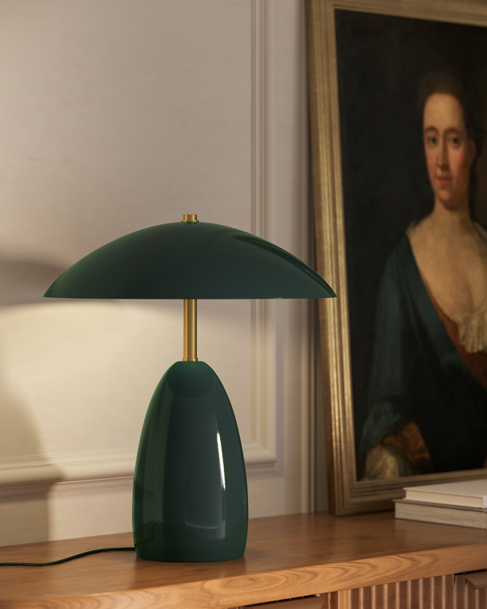 Cavira Metal Dome Tablelamp - Wisteria