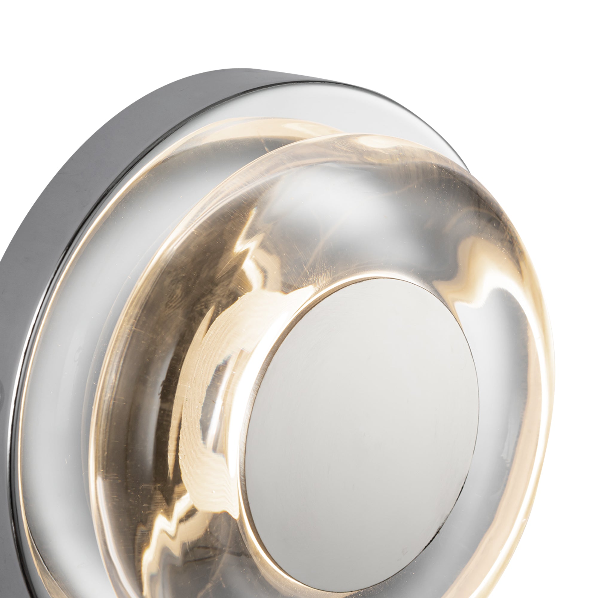 Aurello Clear Glass Sconce - Wisteria
