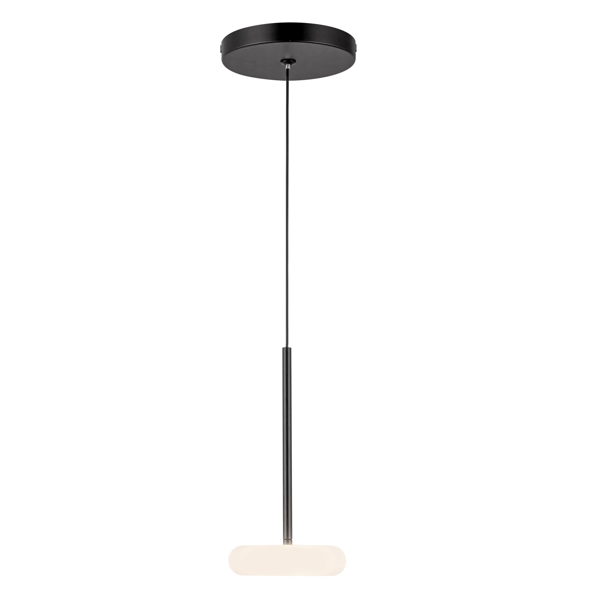 Aurello Frosted Glass Pendant - Wisteria