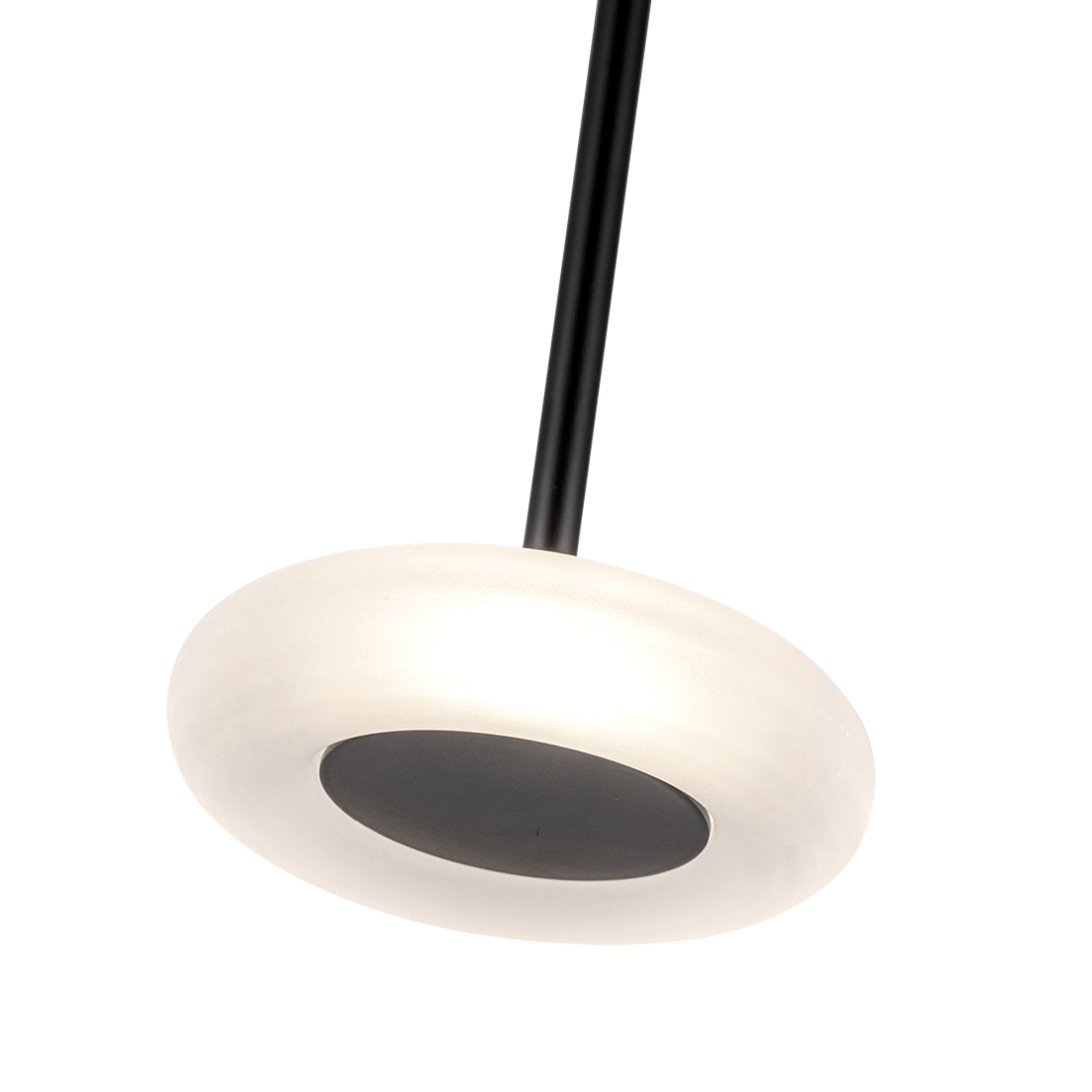 Aurello Frosted Glass Pendant - Wisteria