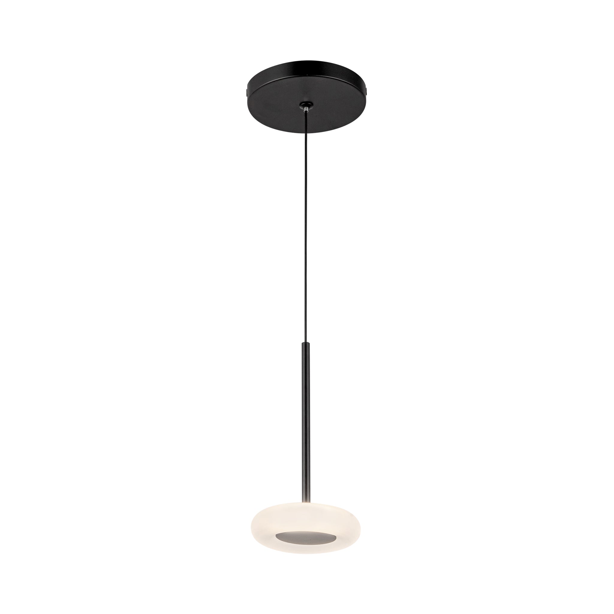 Aurello Frosted Glass Pendant - Wisteria