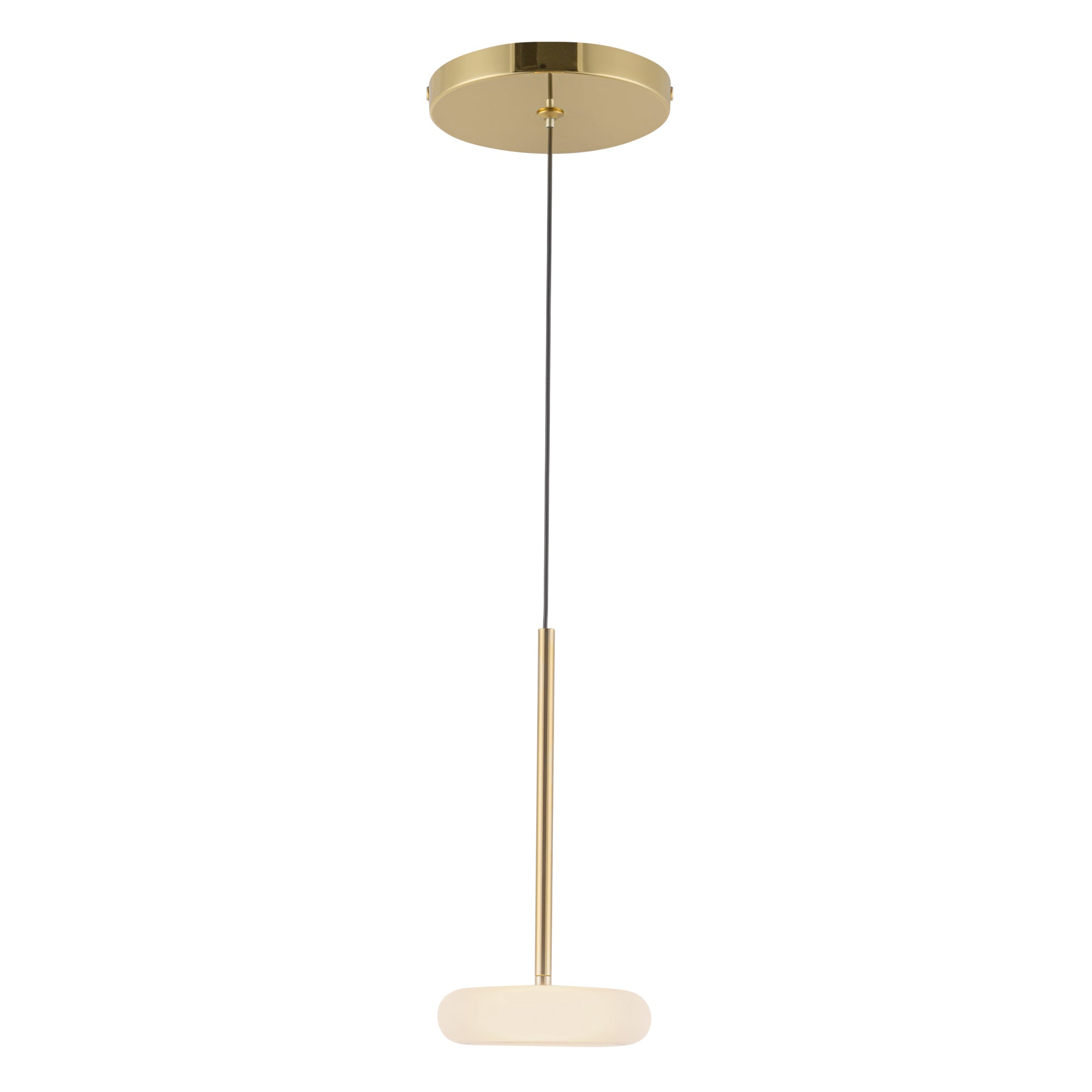 Aurello Frosted Glass Pendant - Wisteria
