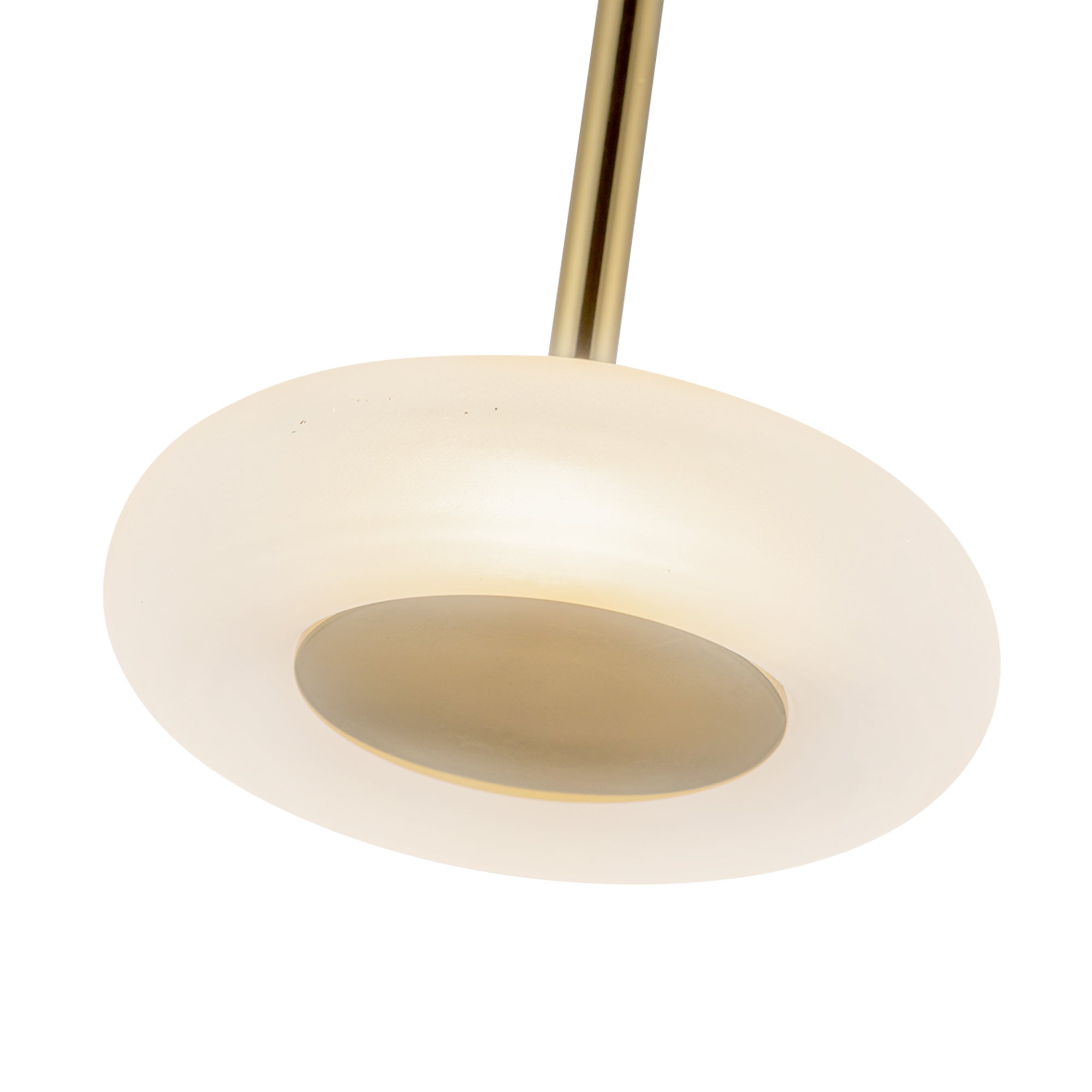Aurello Frosted Glass Pendant - Wisteria
