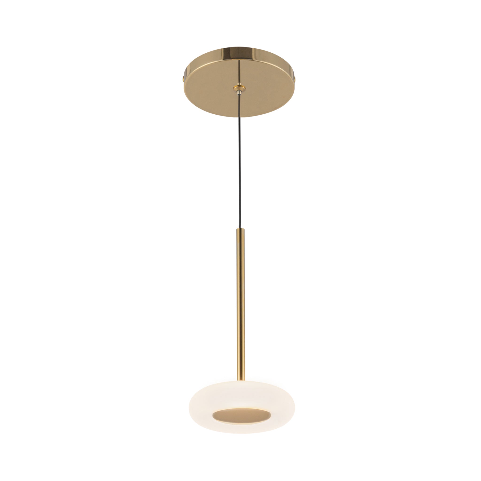 Aurello Frosted Glass Pendant - Wisteria