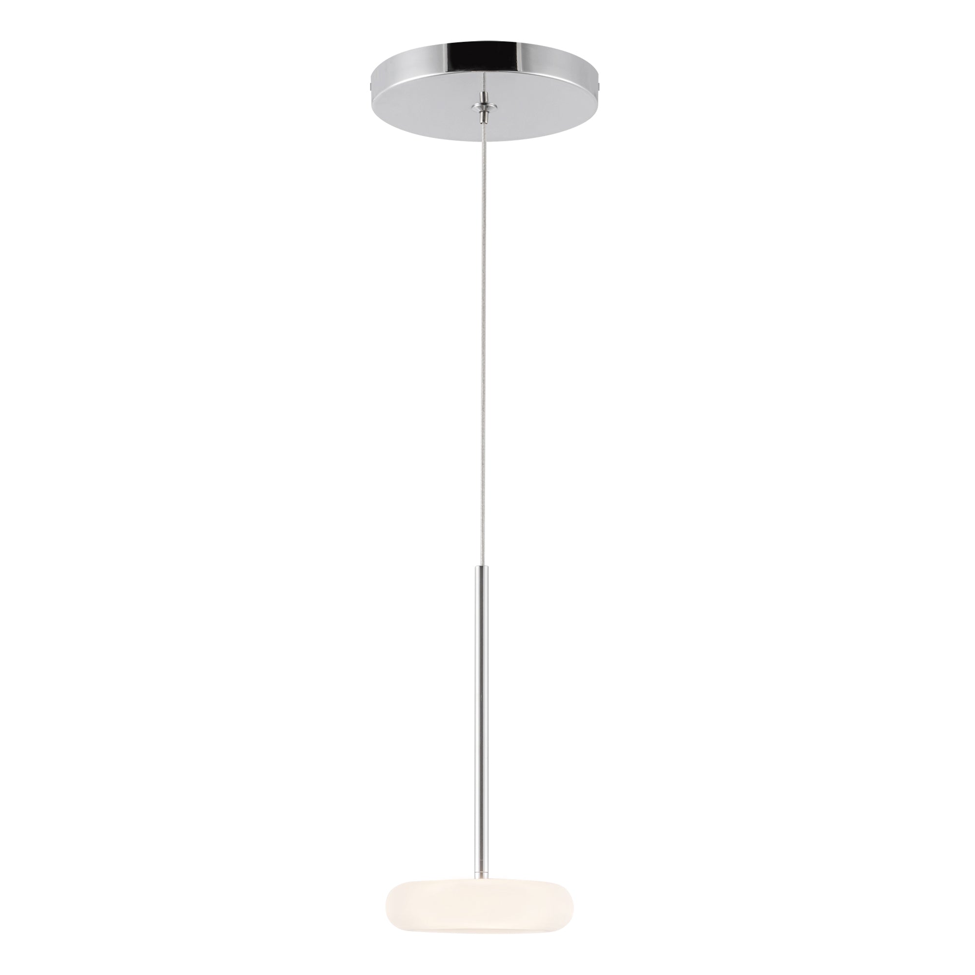 Aurello Frosted Glass Pendant - Wisteria