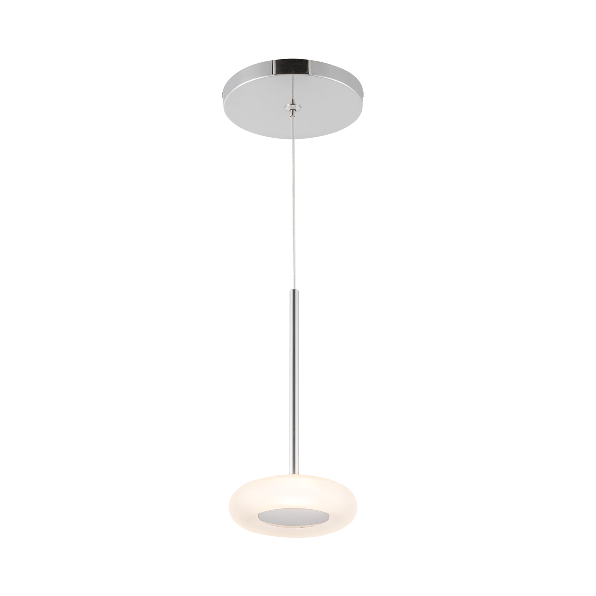Aurello Frosted Glass Pendant - Wisteria