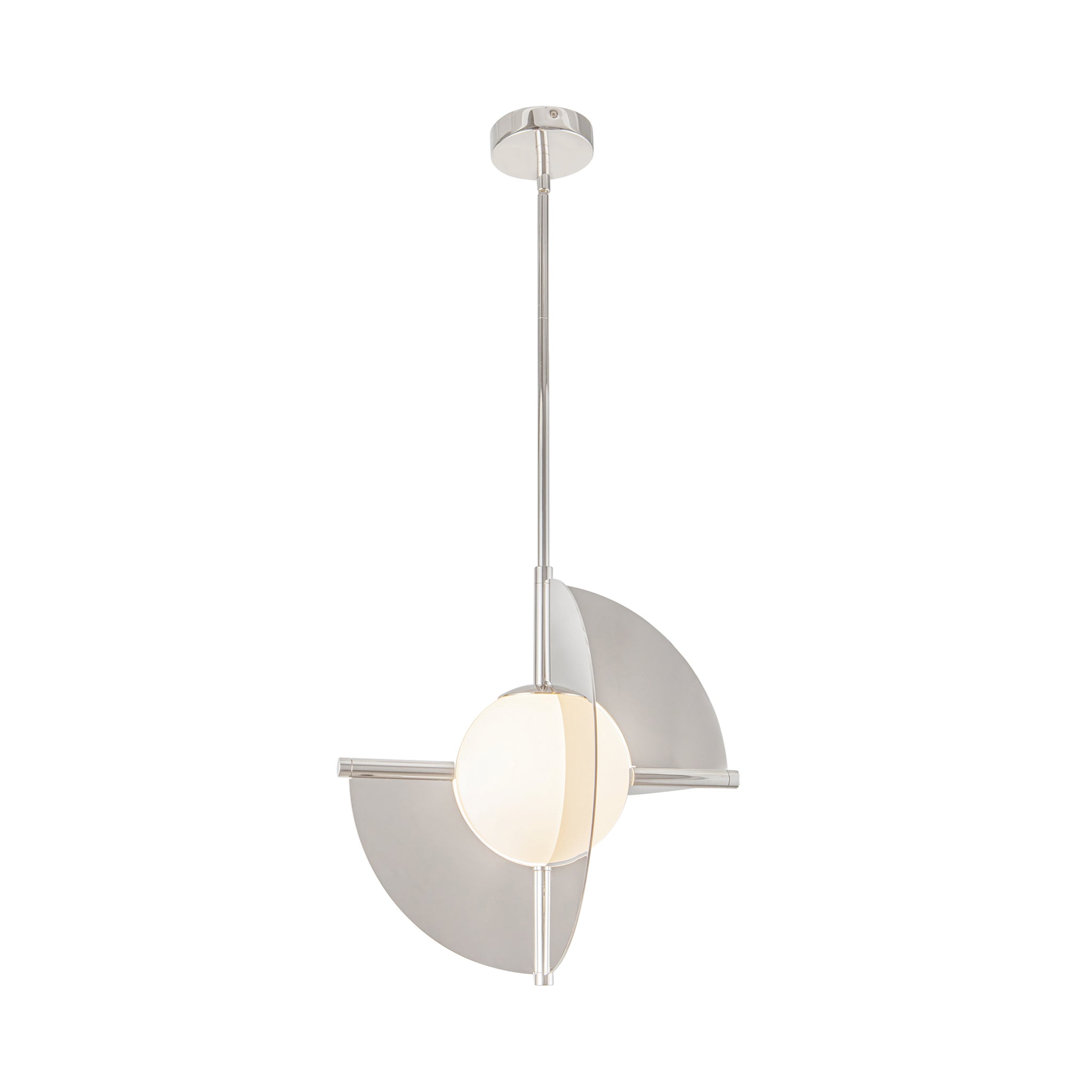 Trevino Opal Glass Pendant - Wisteria